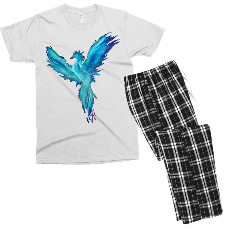 Blue Pheonix Men's T-shirt Pajama Set by krasoncronand | Artistshot