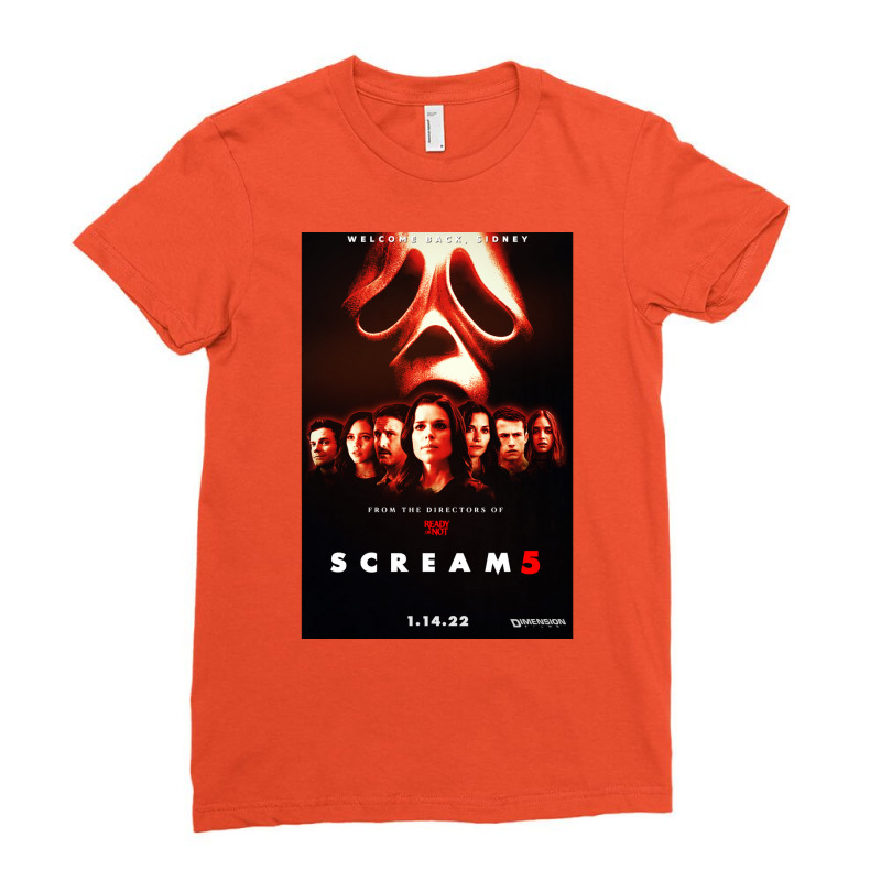 Scream (2022) Movie Ladies Fitted T-Shirt by loekaadenka0 | Artistshot