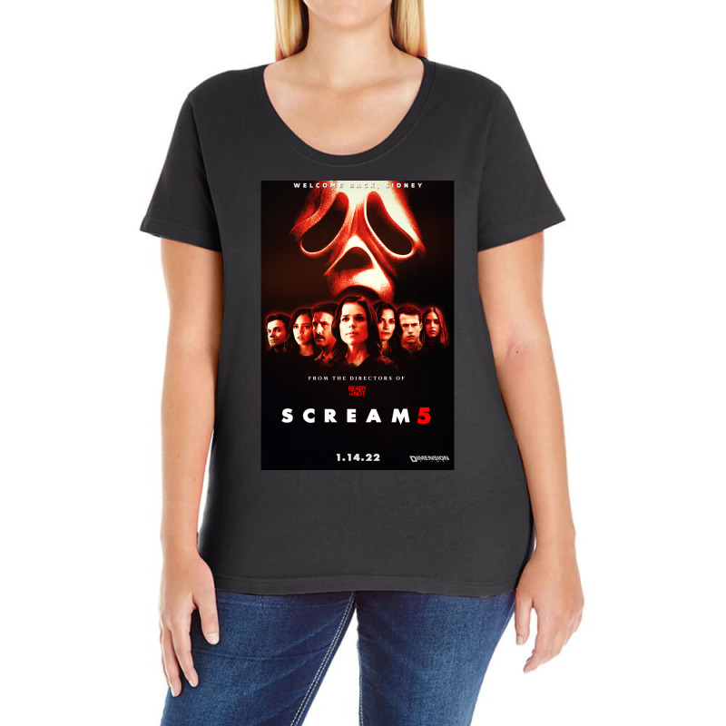 Scream (2022) Movie Ladies Curvy T-Shirt by loekaadenka0 | Artistshot