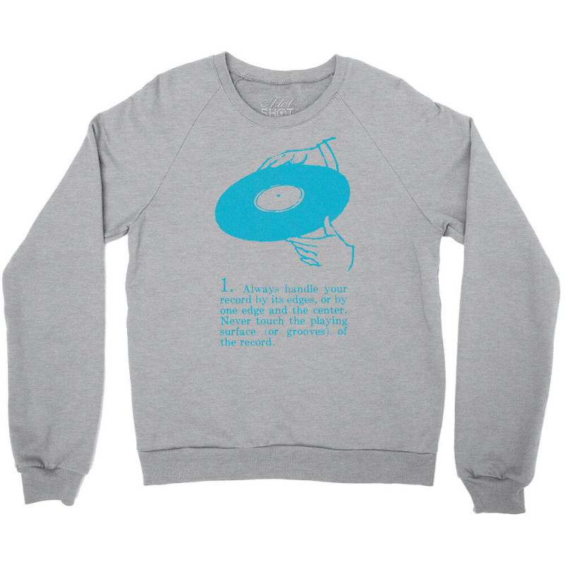 Retro Record Crewneck Sweatshirt | Artistshot