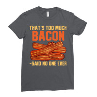 Bacon Pork Strips Foodie Bacon Lover Yellow Ladies Fitted T-shirt | Artistshot