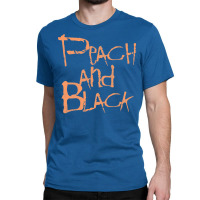 Peach And Black [worn Look] Classic T-shirt | Artistshot