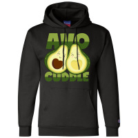 Avocado Hug Pun Cuddling Avocuddle Girl Champion Hoodie | Artistshot