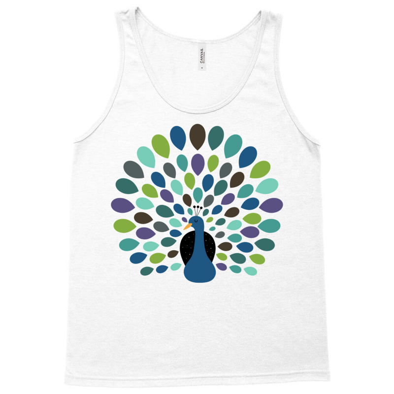 Peacock Time Tank Top by callisborcukd | Artistshot