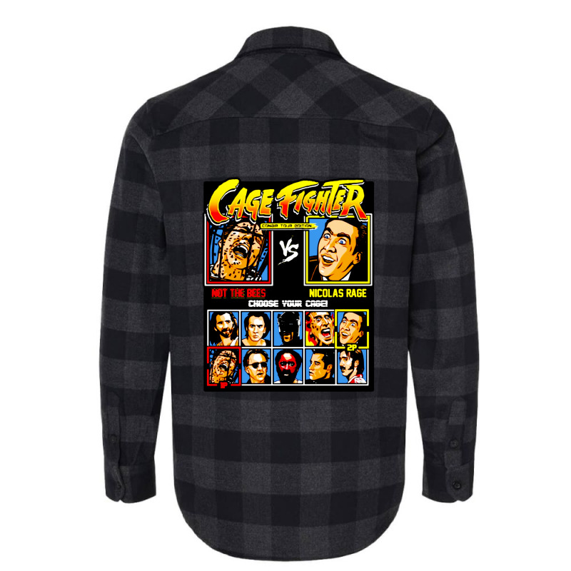 Nicolas Cage Fighter   Conair Tour Edition Flannel Shirt | Artistshot