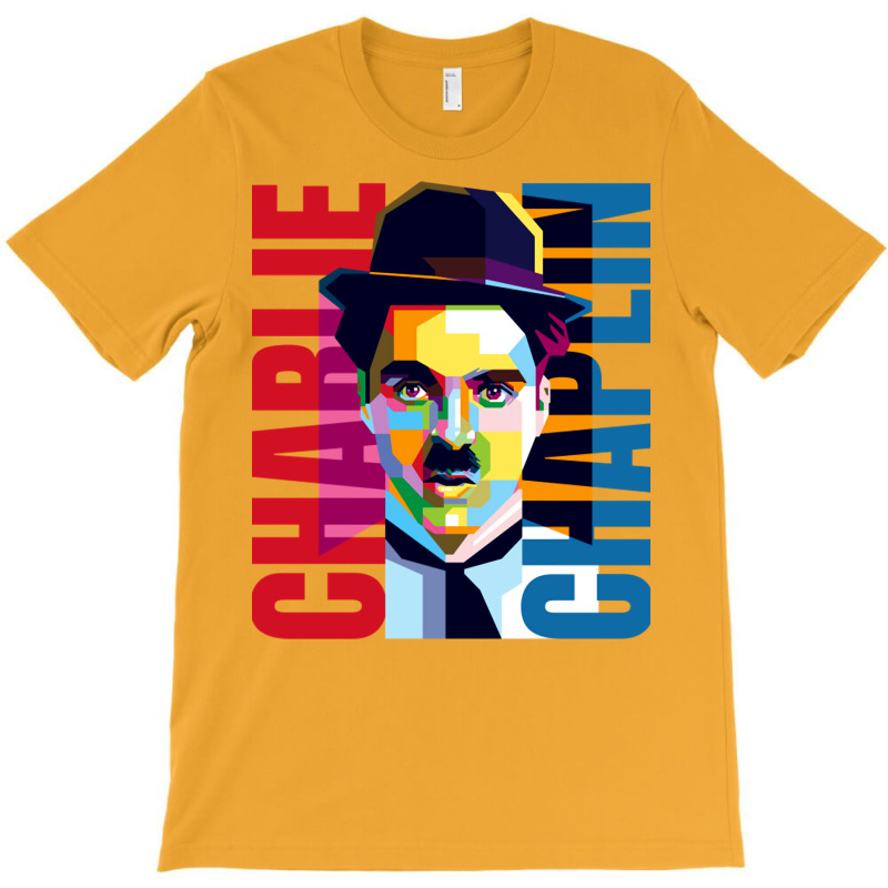 Charlie Chaplin Pop Art T-Shirt by bouzoshadzirh | Artistshot