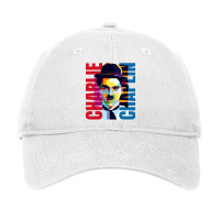 Charlie Chaplin Pop Art Adjustable Cap | Artistshot