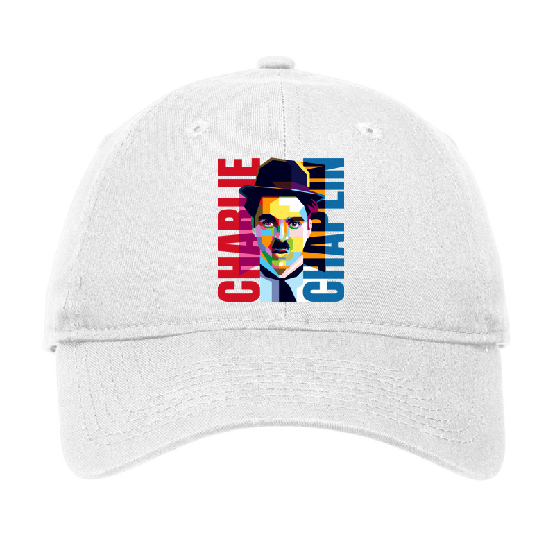 Charlie Chaplin Pop Art Adjustable Cap by bouzoshadzirh | Artistshot