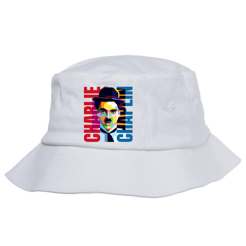 Charlie Chaplin Pop Art Bucket Hat by bouzoshadzirh | Artistshot