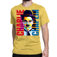 Charlie Chaplin Pop Art Classic T-shirt | Artistshot