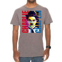 Charlie Chaplin Pop Art Vintage T-shirt | Artistshot