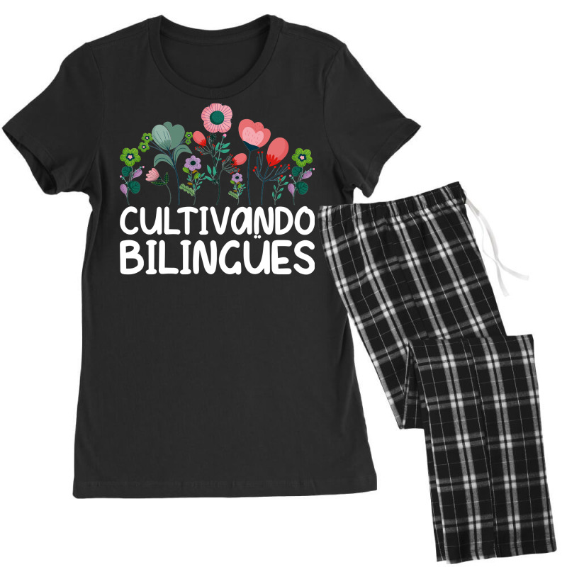 Cultivando Bilingües Spanish Teacher Spanish Teac Women's Pajamas Set by scrabeck | Artistshot