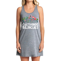 Cultivando Bilingües Spanish Teacher Spanish Teac Tank Dress | Artistshot