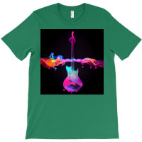 Radioactive Guitar On Colors T-shirt | Artistshot