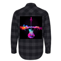 Radioactive Guitar On Colors Flannel Shirt | Artistshot