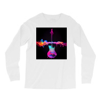 Radioactive Guitar On Colors Long Sleeve Shirts | Artistshot