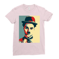 Charlie Chaplin Ladies Fitted T-shirt | Artistshot