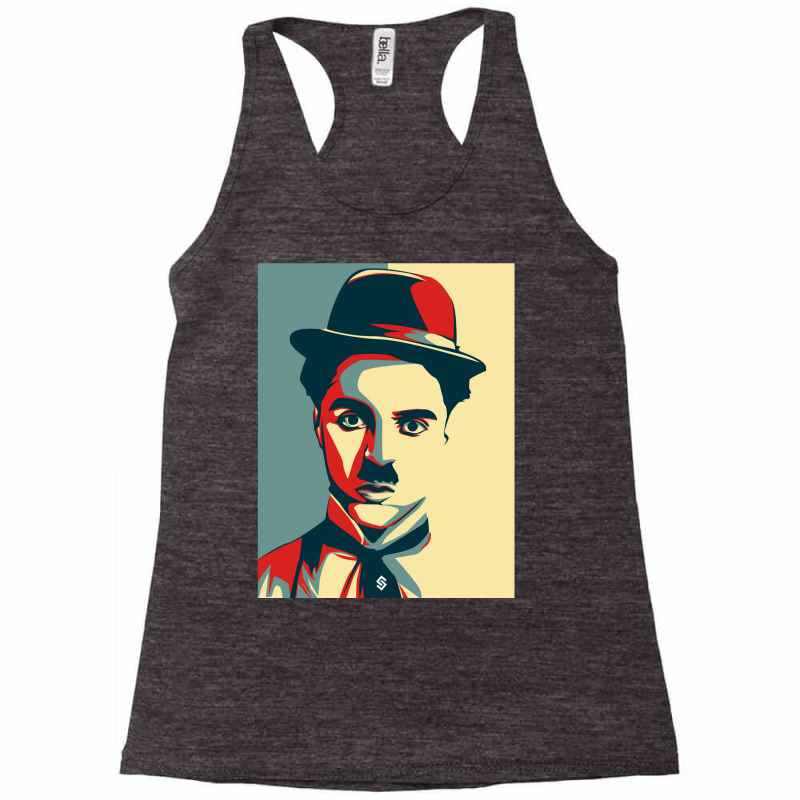 Charlie Chaplin Racerback Tank by bouzoshadzirh | Artistshot