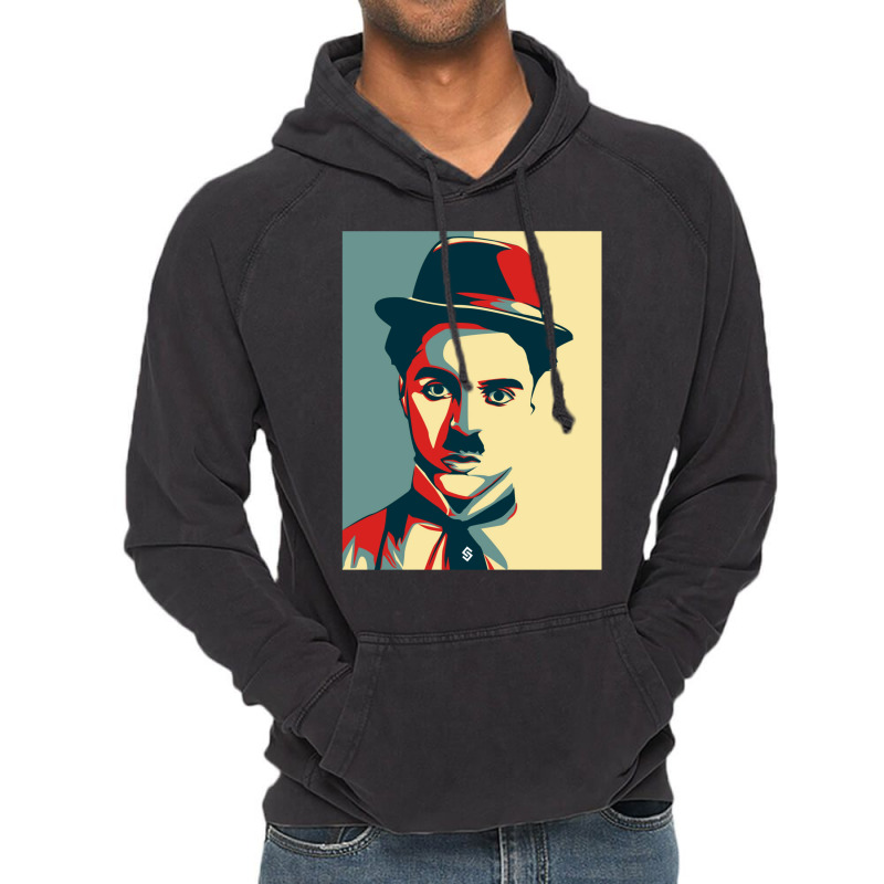 Charlie Chaplin Vintage Hoodie by bouzoshadzirh | Artistshot