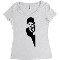 Charlie Chaplin  1 Women's Triblend Scoop T-shirt | Artistshot