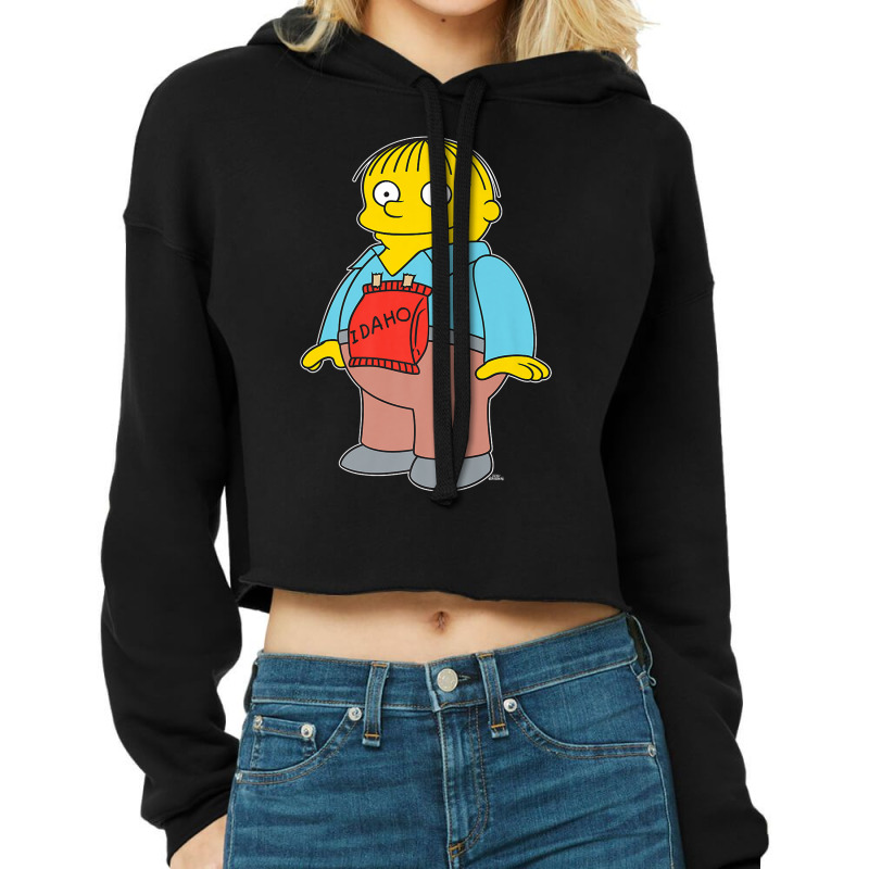 The Simpsons Ralph Cropped Hoodie by Linda J Gage | Artistshot