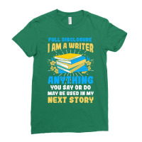 Writer Next Story Writer Author Book Cool Ladies Fitted T-shirt | Artistshot