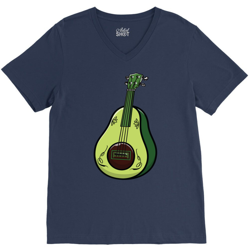 Avocado Oriental Oud Music Instrument Yellow V-neck Tee | Artistshot