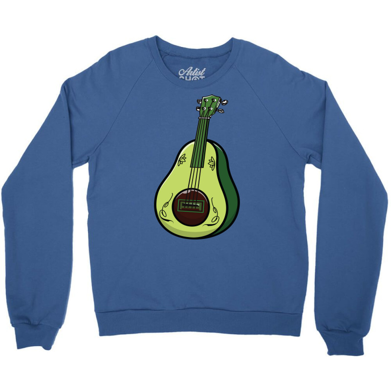 Avocado Oriental Oud Music Instrument Yellow Crewneck Sweatshirt | Artistshot