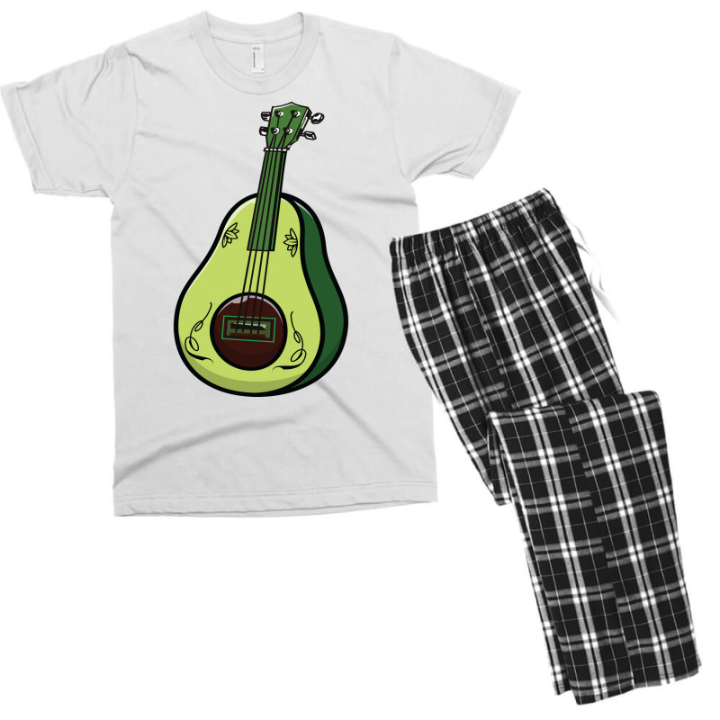 Avocado Oriental Oud Music Instrument Yellow Men's T-shirt Pajama Set | Artistshot