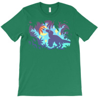 Stargazing Dino (blue Variant) T-shirt | Artistshot