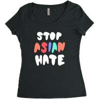 Stop Asian Hate Women's Triblend Scoop T-shirt | Artistshot