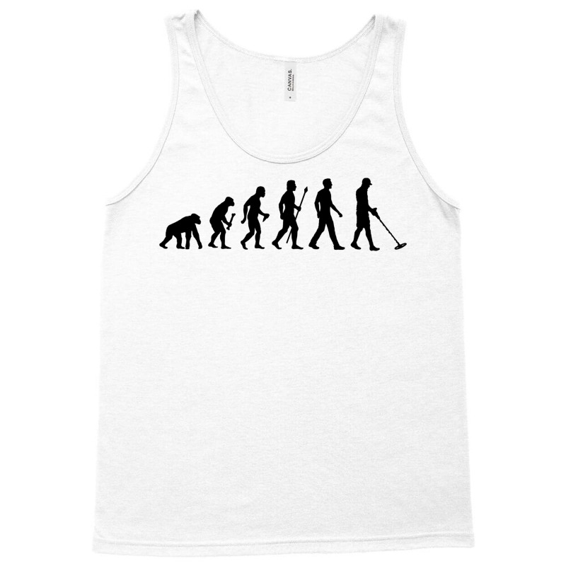 Funny Metal Detecting Evolution Tank Top by krasoncronand | Artistshot