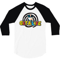 Get A Life 3/4 Sleeve Shirt | Artistshot