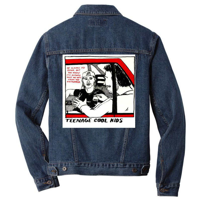 Teenage Cool Kids Men Denim Jacket by callisborcukd | Artistshot