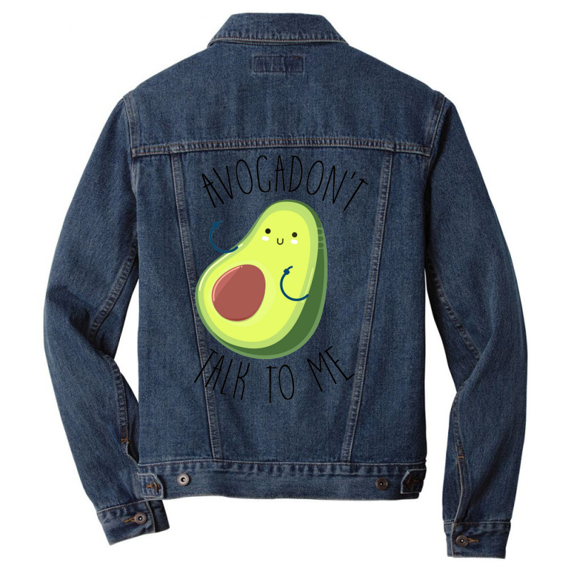 Avocadont Talk To Me Blue Men Denim Jacket | Artistshot