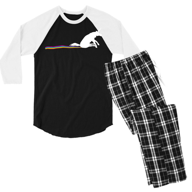 Go Shit Some Rainbows Men's 3/4 Sleeve Pajama Set by krasoncronand | Artistshot