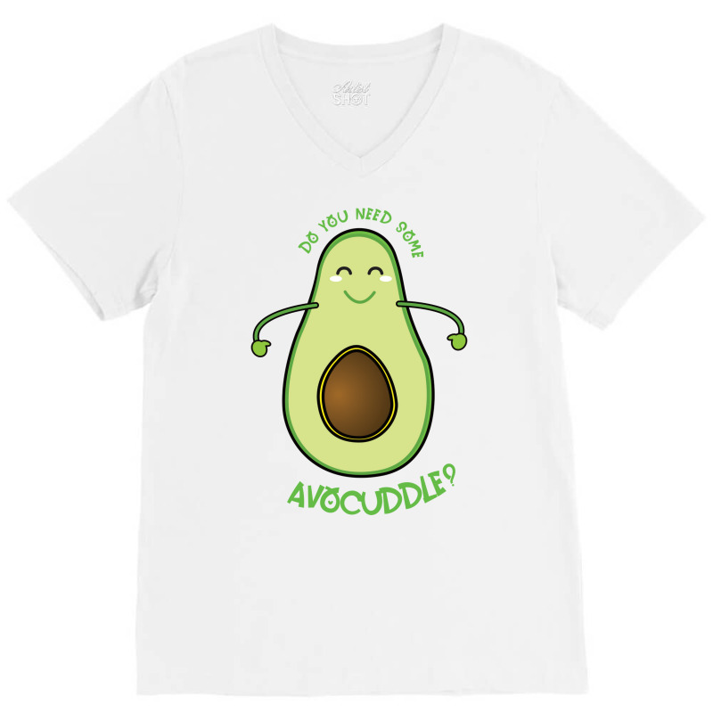 Avocuddle Retro V-neck Tee | Artistshot