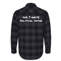 Yup I Write Political Satire Tumblr Flannel Shirt | Artistshot