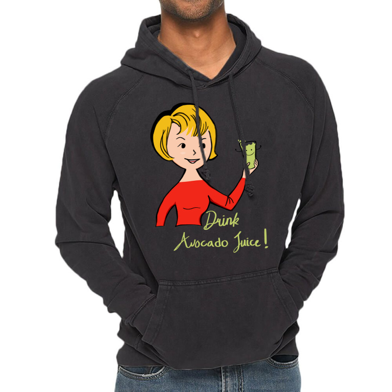 Drink Avocado Juice Music Vintage Hoodie | Artistshot