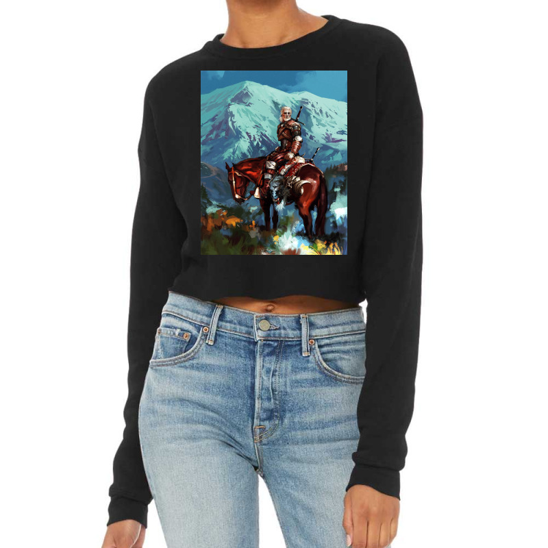 Witcher Fan Art Cropped Sweater by kalmahul | Artistshot