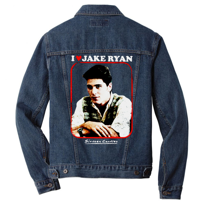 Jake Ryan I Love Srtle 2 (black) Men Denim Jacket by krasoncronand | Artistshot