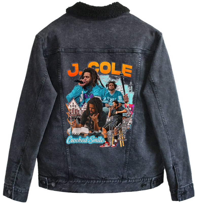 Art Character J Gift Idea Cole Call Me Unisex Sherpa-lined Denim Jacket | Artistshot