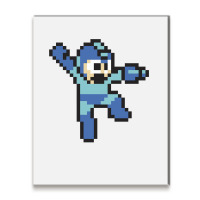 Megaman Jump'n Shoot Metal Print Vertical | Artistshot