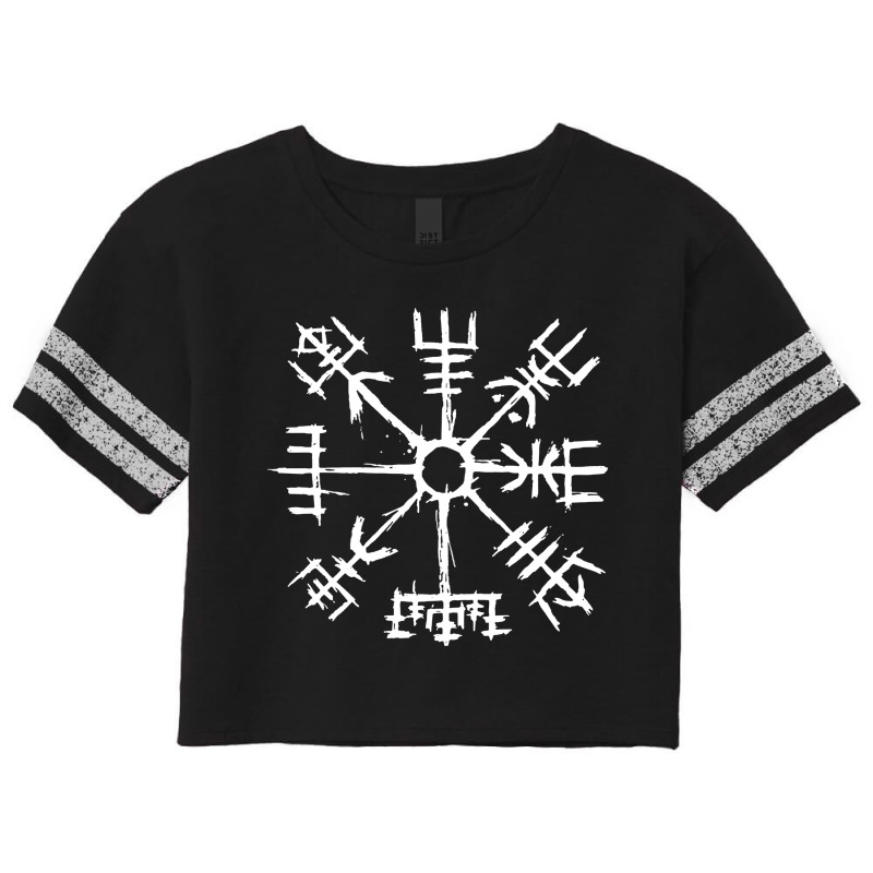 Viking Compass Vegvisir Scorecard Crop Tee by jennifer Shop | Artistshot