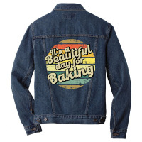 Baking Gift For Baker Perfect Present For Mother D Men Denim Jacket | Artistshot