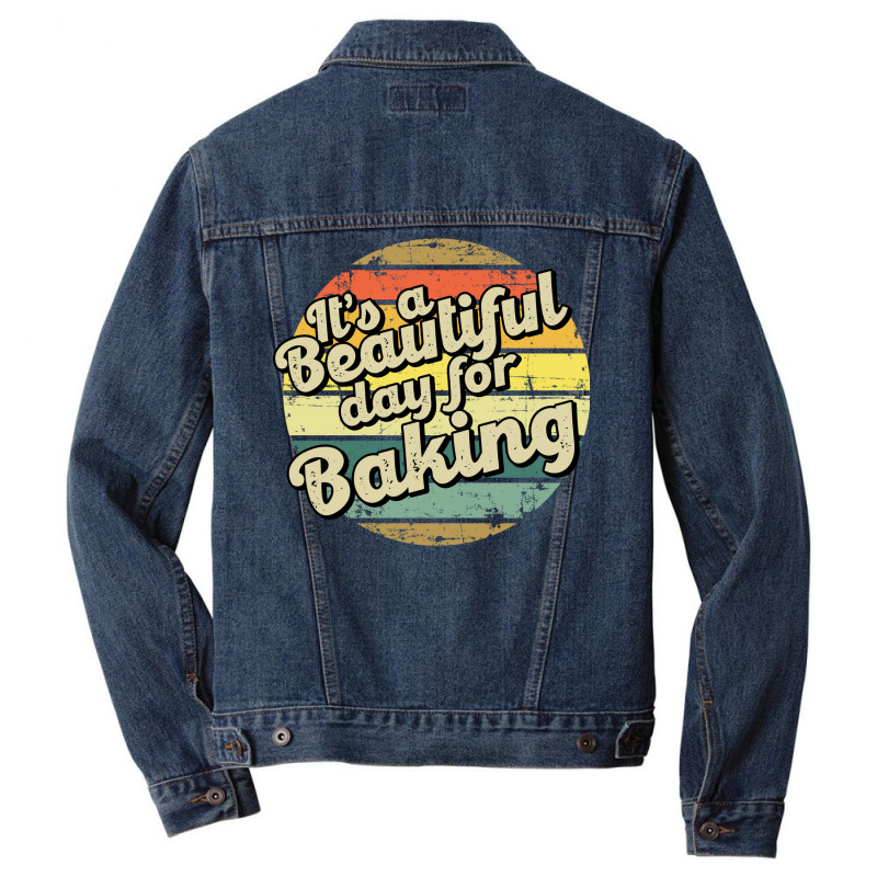 Baking Gift For Baker Perfect Present For Mother D Men Denim Jacket | Artistshot