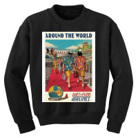 Daft Around The World Youth Sweatshirt | Artistshot