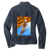 Alan Jackson Chattahoochee Waterskiing Retro Count Ladies Denim Jacket | Artistshot