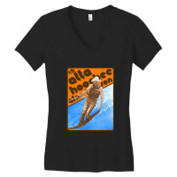 Alan Jackson Chattahoochee Waterskiing Retro Count Women's V-neck T-shirt | Artistshot