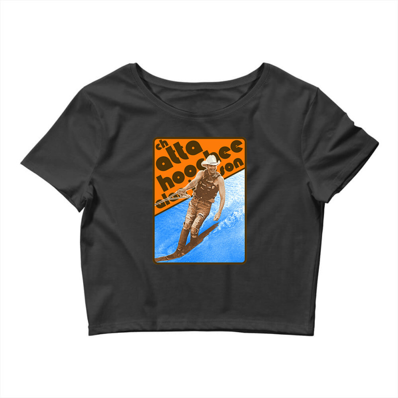 Alan Jackson Chattahoochee Waterskiing Retro Count Crop Top by LanaErica | Artistshot